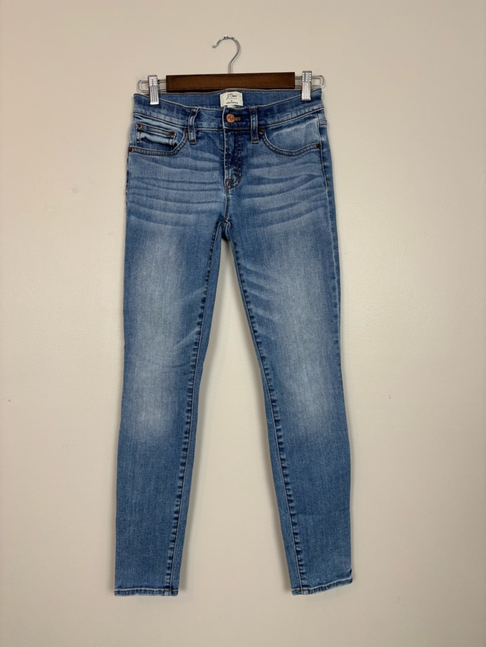 J Crew Jeans Womens 25 8" Toothpick Denim in Blue